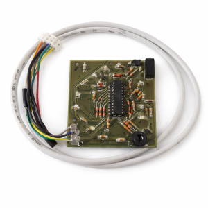 Placa de circuito eletrônico com sensor e cabo 2 fios para controle industrial